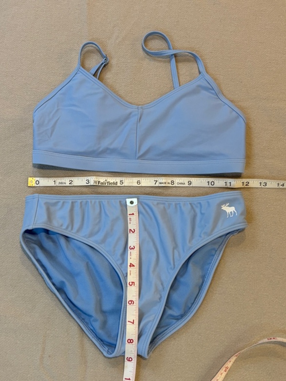 abercrombie kids Light Blue Two-Piece Bikini Set 13/14